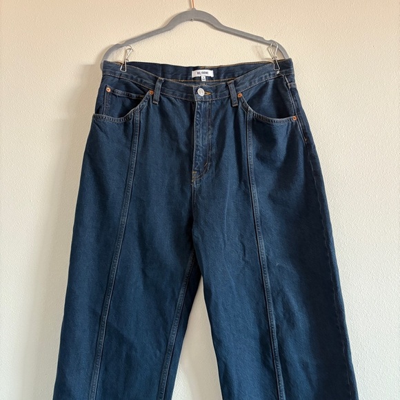 NWT Re/Done Tailored Ultra High Rise Barrel Jeans Size 31 Color: Bespoke - Picture 5 of 14
